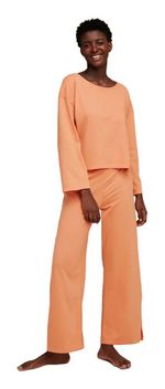 Pijama Feminino Longo Em Malha De Algodão