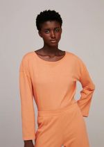 Pijama Feminino Longo Em Malha De Algodão