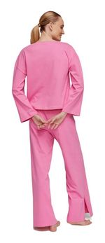 Pijama Feminino Longo Em Malha De Algodão