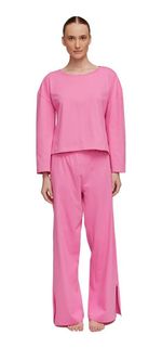 Pijama Feminino Longo Em Malha De Algodão