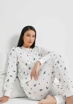 Pijama Longo Feminino Em Malha Thermal