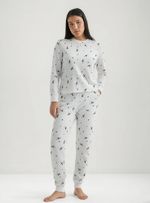 Pijama Longo Feminino Em Malha Thermal