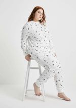 Pijama Longo Feminino Em Malha Thermal