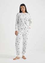 Pijama Longo Feminino Em Malha Thermal