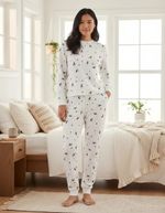 Pijama Longo Feminino Em Malha Thermal