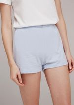 Pijama Curto Feminino Com Decote V Branco-off White G