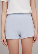 Pijama Curto Feminino Com Decote V Branco-off White G