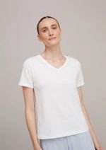 Pijama Curto Feminino Com Decote V Branco-off White G