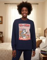 Pijama Longo Feminino Fio Tinto Warner