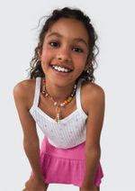 Conjunto Infantil Blusa E Shorts-saia