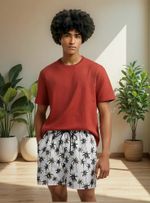 Shorts Praia Masculino Regular Estampado