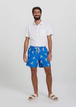 Shorts Praia Masculino Regular Estampado