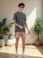 Shorts Praia Masculino Regular Estampado