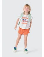 Conjunto Curto Infantil Menina Toddler 100% Algodão