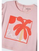 Conjunto Curto Infantil Menina Toddler 100% Algodão