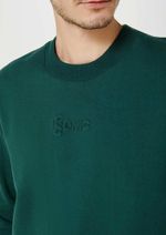 Blusão Em Moletom Masculino Com Estampa Verde G