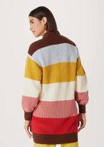Cardigan Feminino Com Botão Em Tricô