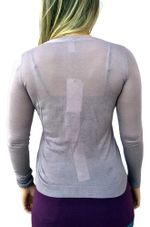 Cardigan Básico Feminino Em Viscose Com Decote V