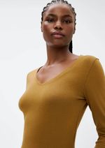 Blusa Feminina Básica Slim Manga Longa