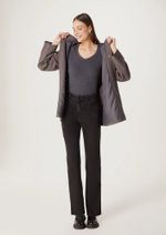 Blusa Feminina Básica Slim Manga Longa