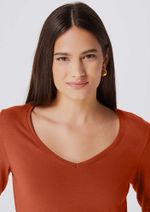Blusa Feminina Básica Slim Manga Longa