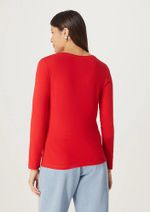 Blusa Feminina Básica Slim Manga Longa