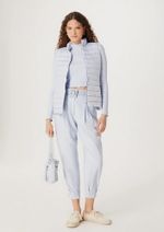 Blusa Feminina Manga Longa Cropped Canelada
