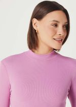 Blusa Feminina Manga Longa Cropped Canelada
