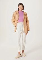 Blusa Feminina Manga Longa Cropped Canelada