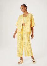 Kimono Feminino Manga 3/4 Estampado