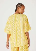 Kimono Feminino Manga 3/4 Estampado