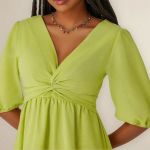 Vestido Feminino Curto Trapézio