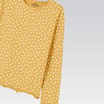 Blusa Infantil Menina Manga Longa Em Ribana