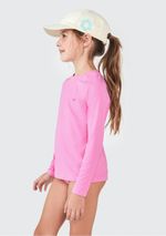 Camiseta Infantil Unissex Manga Longa Com Proteção Solar