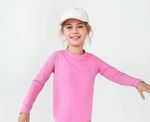 Camiseta Infantil Unissex Manga Longa Com Proteção Solar