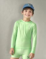Camiseta Infantil Unissex Manga Longa Com Proteção Solar
