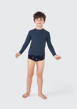Camiseta Infantil Unissex Manga Longa Com Proteção Solar