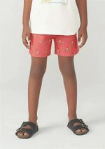 Shorts Infantil Menino Estampado Em Tactel