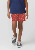 Shorts Infantil Menino Estampado Em Tactel