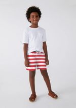 Shorts Infantil Menino Estampado Em Tactel