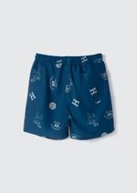 Shorts Infantil Menino Estampado Em Tactel