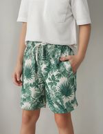 Shorts Infantil Menino Estampado Em Tactel