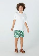 Shorts Infantil Menino Estampado Em Tactel