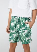 Shorts Infantil Menino Estampado Em Tactel