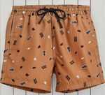 Shorts Infantil Menino Estampado Em Tactel