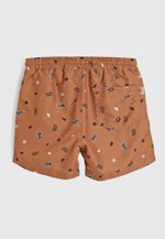 Shorts Infantil Menino Estampado Em Tactel