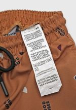 Shorts Infantil Menino Estampado Em Tactel