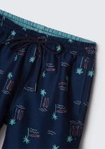 Shorts Infantil Menino Estampado Em Tactel