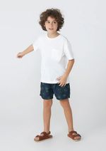 Shorts Infantil Menino Estampado Em Tactel