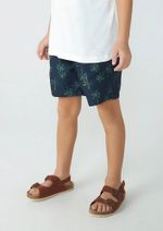 Shorts Infantil Menino Estampado Em Tactel